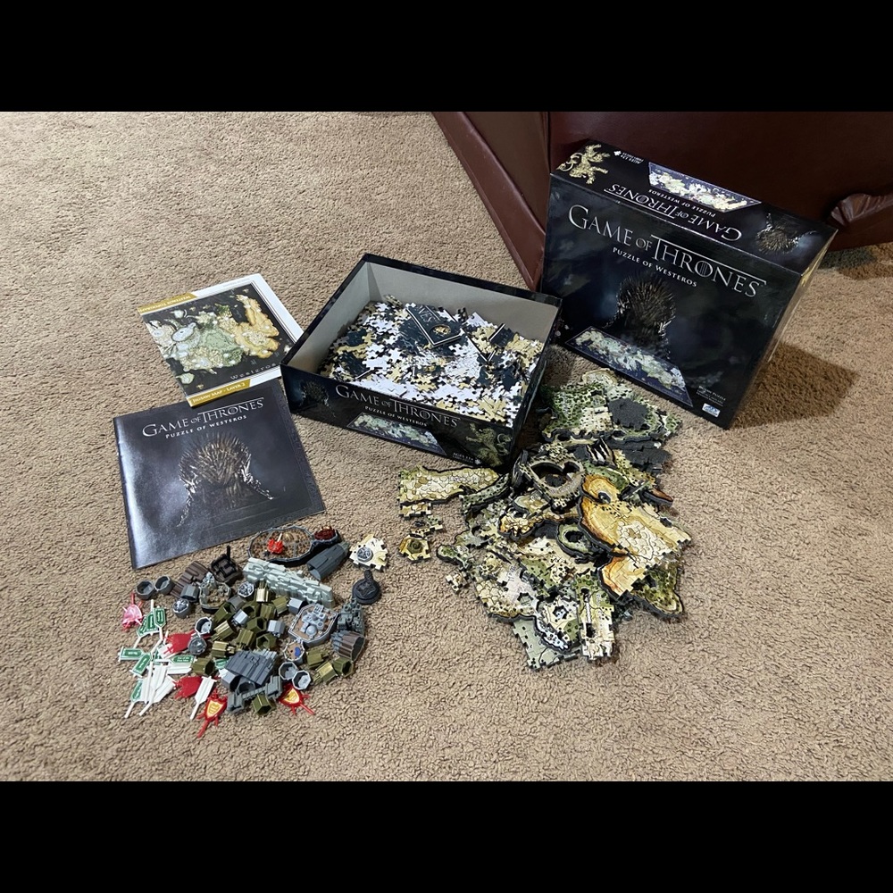 GAME OF THRONES PUZZLE of Westeros 4D Cityscape